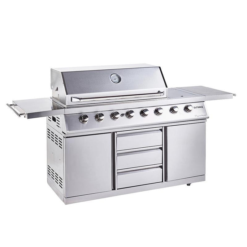 Outback Signature II 6 Burner Hybrid BBQ with FREE Cover & Rotisserie